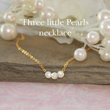 Three Little Pearls So Sweet Necklace