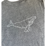 Toddler Whale T-Shirt – Grey Boys Tee