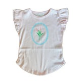 Flutter Sleeve Tulip Tee
