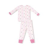 Ogee Lace Floral - Long Sleeve Loungewear Set