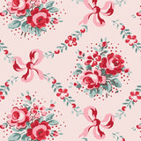 Rose Bow Lattice - Peter Pan 2 Way Zipper Footie