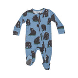 Black Bears - 2 Way Zipper Footie