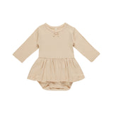 Pointelle Skirted Bodysuit | Shell