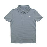 Banks Performance Polo | Blue and White Stripe