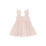 Smocked Jersey Dress II Pink Blossom