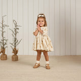 Waffle Babydoll Dress | Gingerbread