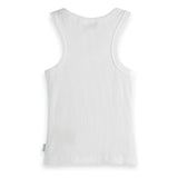 Ribbed Tank Top | White