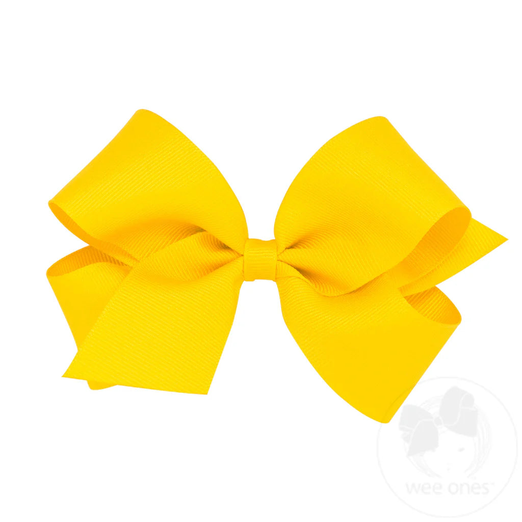 Grosgrain Wee Ones Medium Bow - Color Options
