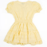 Yellow Eyelet Dress