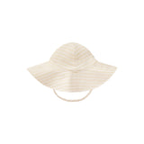 Woven Sun Hat | Yellow Stripe